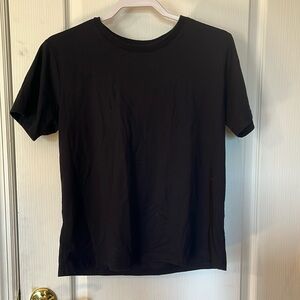 SHEIN solid black tshirt